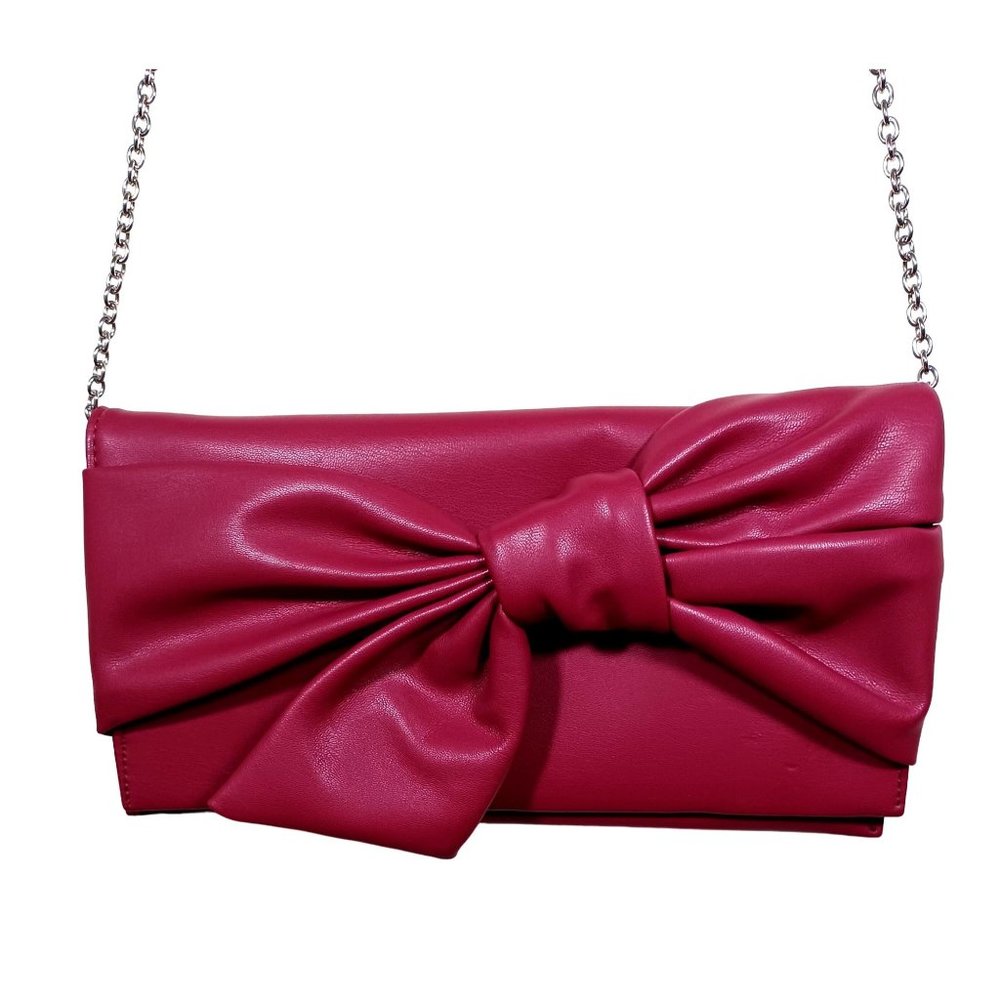 INC International Concepts Maroon Chain Shoulder Women's Purse